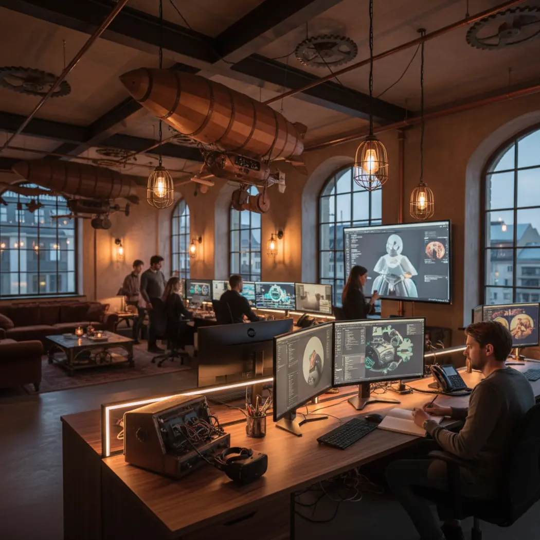 Das Team von PlayVista HQ in Berlin
